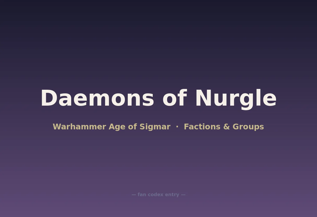 Daemons of Nurgle