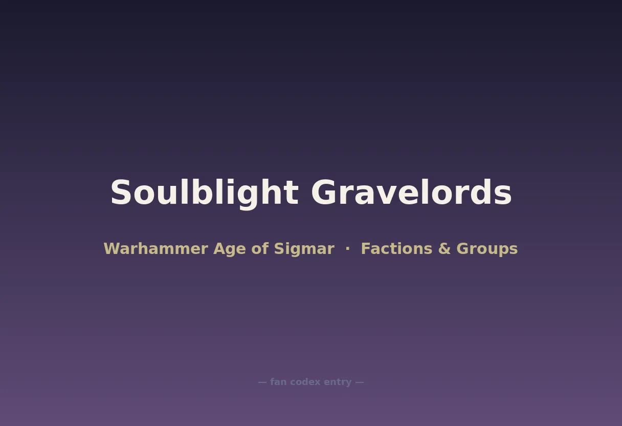 Soulblight Gravelords