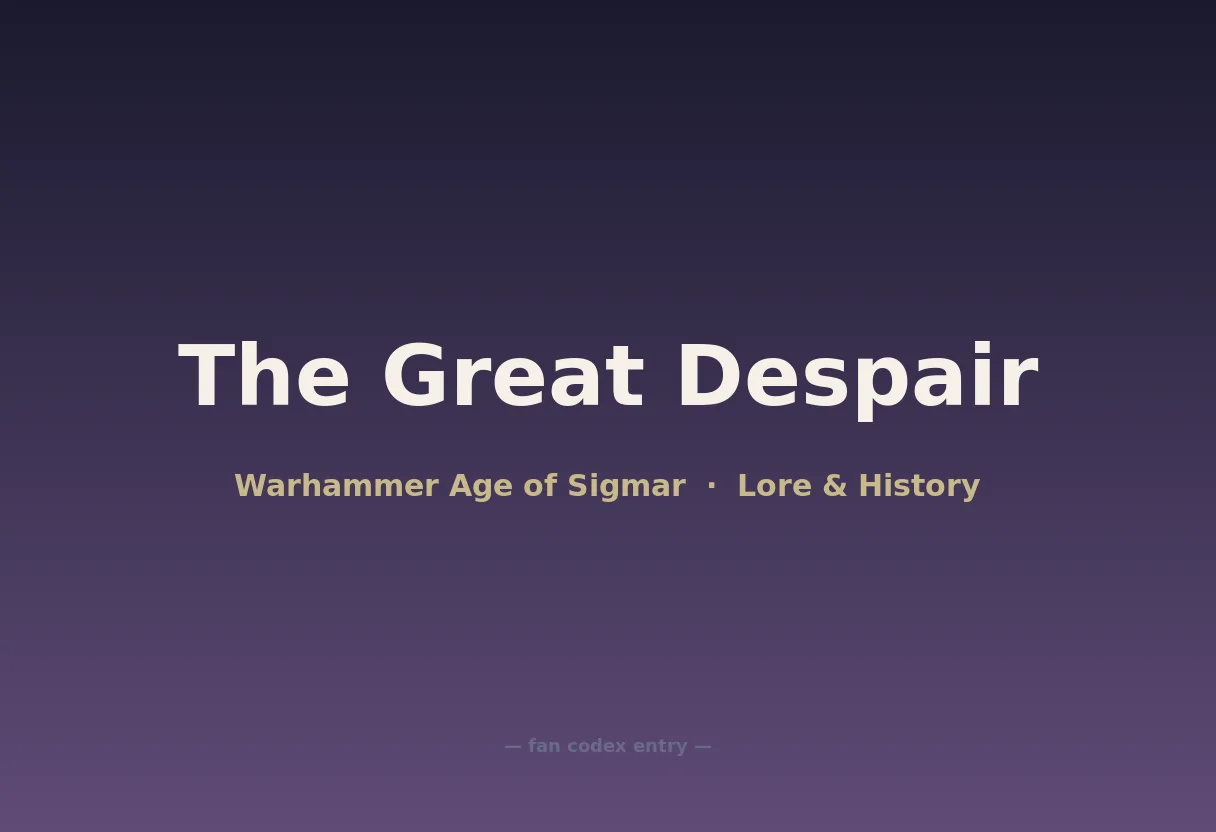 The Great Despair