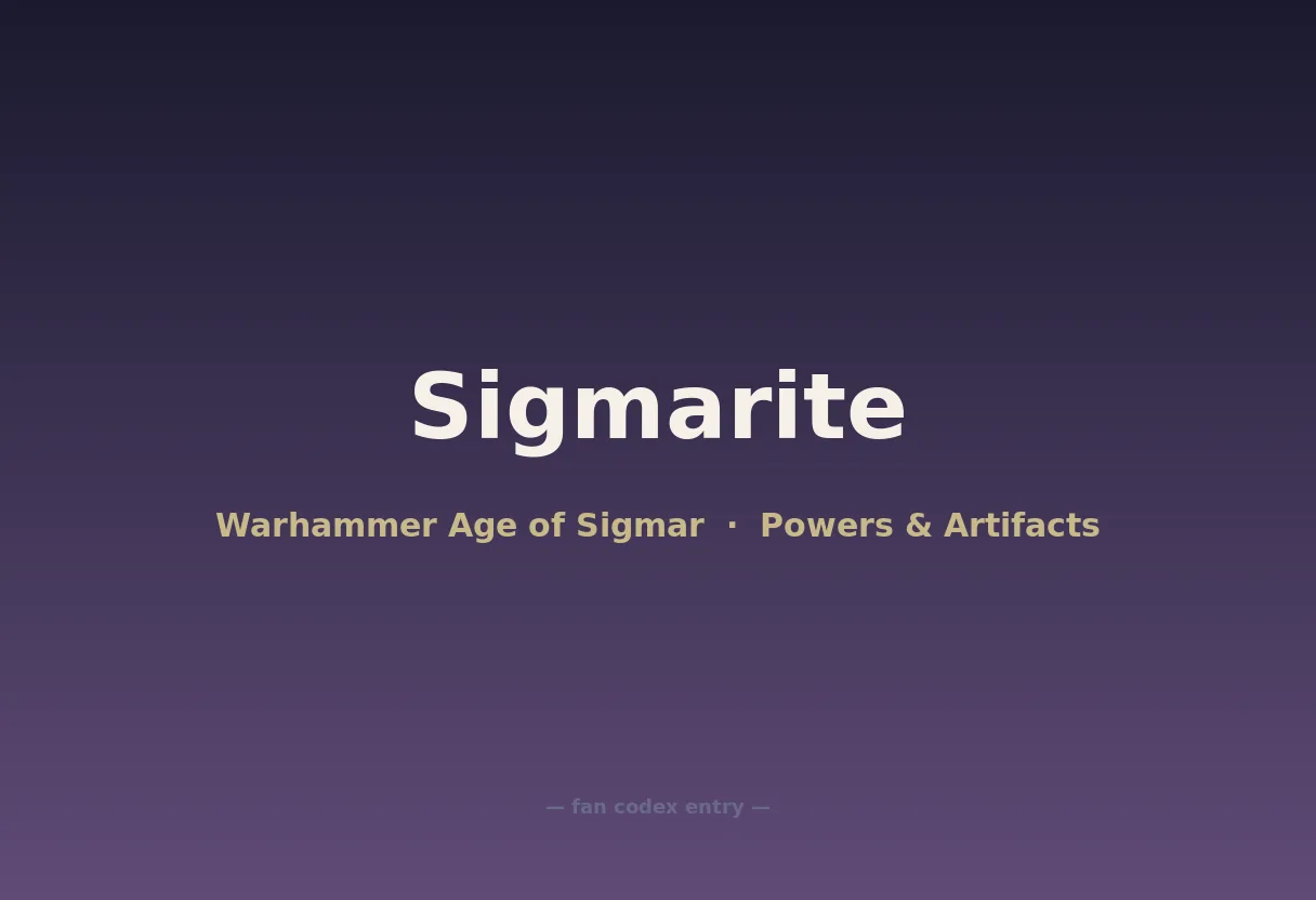 Sigmarite