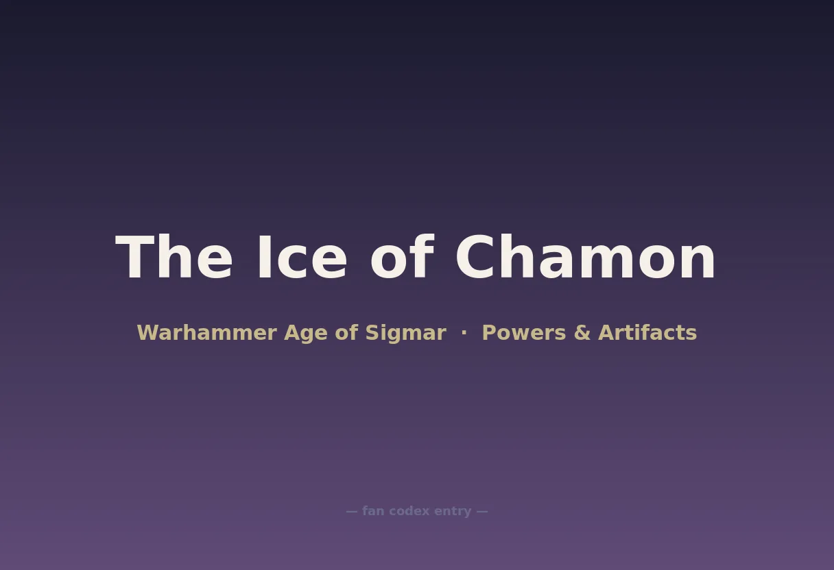 The Ice of Chamon