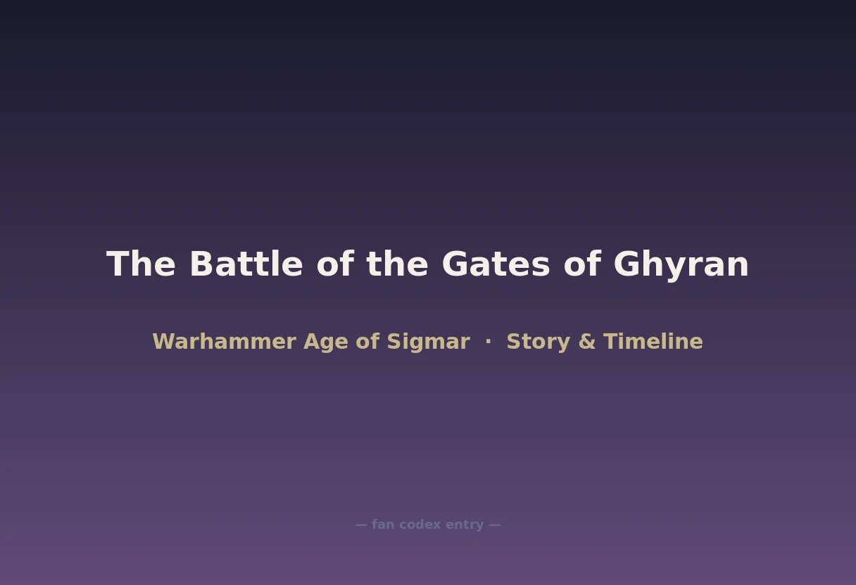 The Battle of the Gates of Ghyran